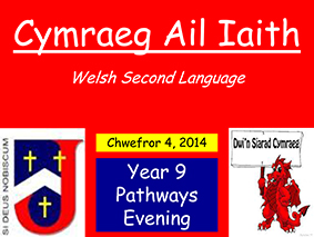 Cymraeg Pathways Option