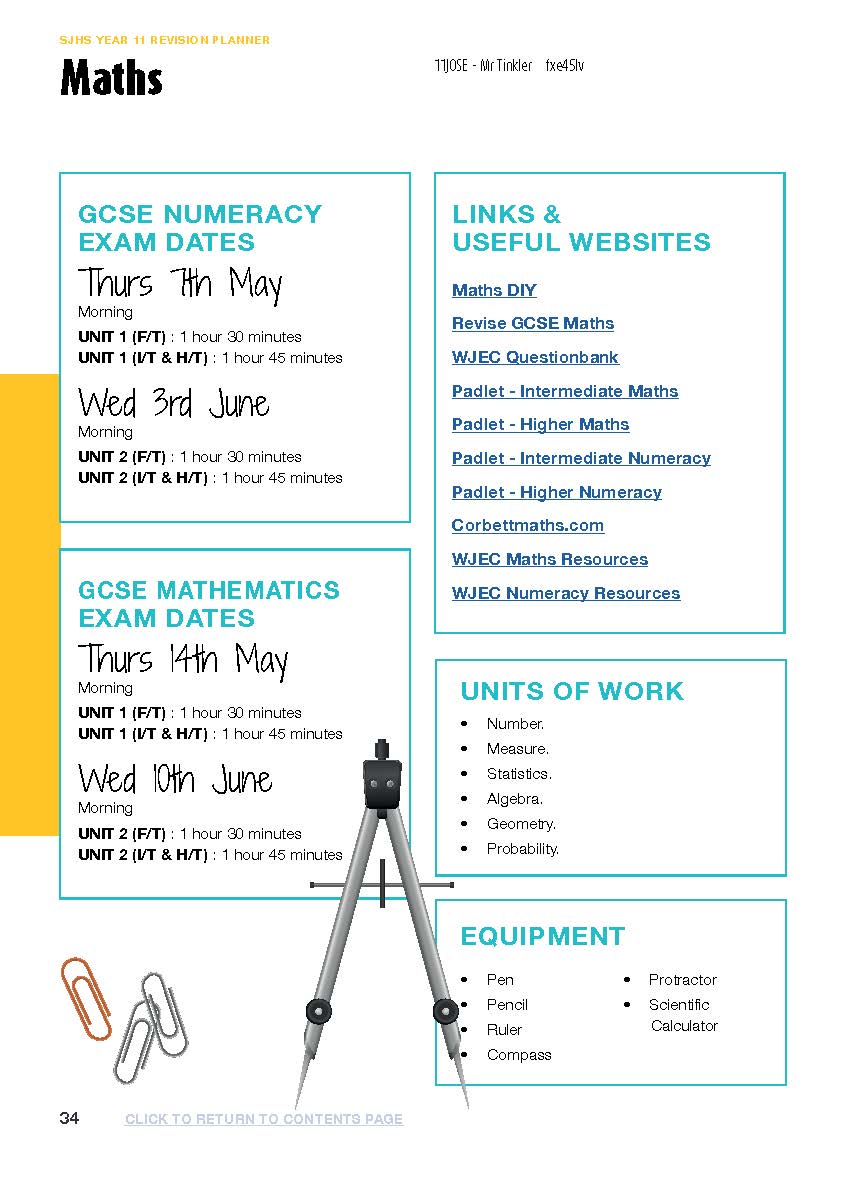Year 11 Revision Book